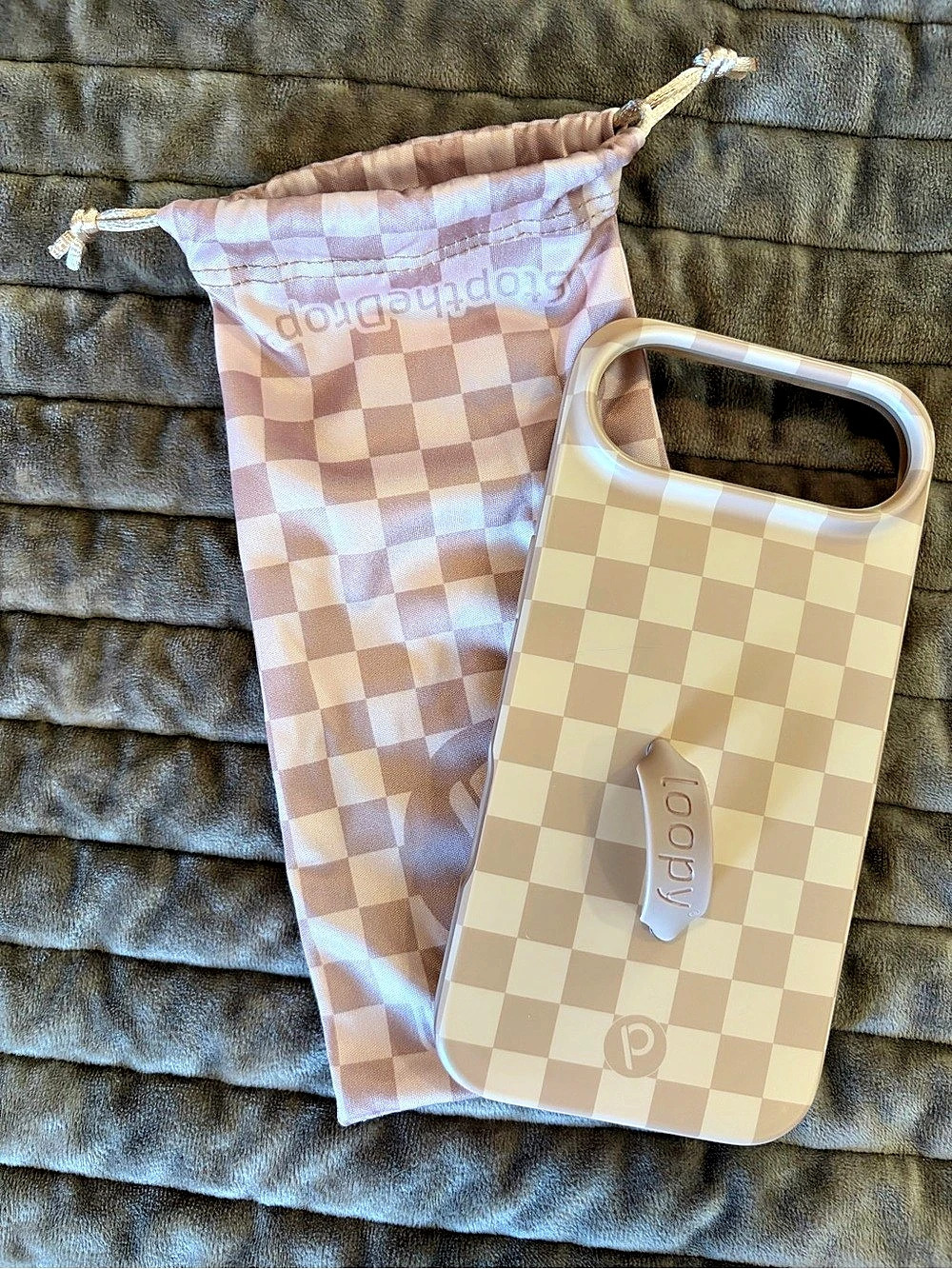 Loopy case iPhone Air Carmel Checker